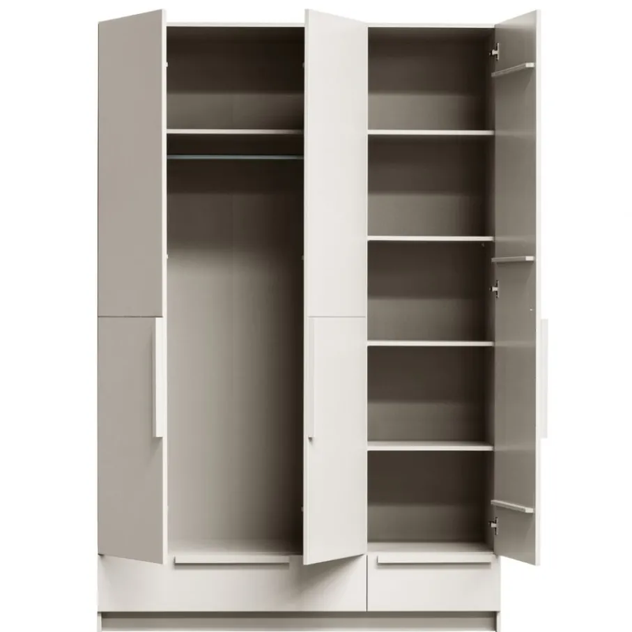 Kledingkasten<WOOOD Kledingkast Pure Dust - 142x215x60 cm