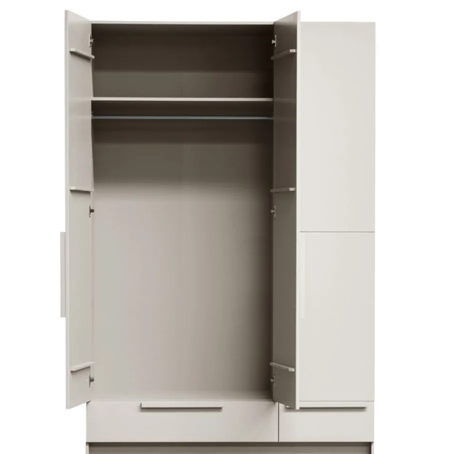 Kledingkasten<WOOOD Kledingkast Pure Dust - 142x215x60 cm