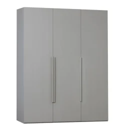 Kledingkasten<WOOOD Kledingkast Rens Grijs - 165x210x58 cm