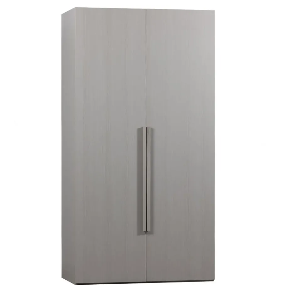 Kledingkasten<WOOOD Kledingkast Rens Grijs - 110x210x58 cm
