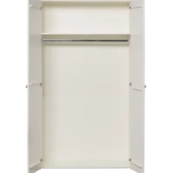 Kledingkasten<WOOOD Kledingkast Sipke Wit - 110x200x55 cm