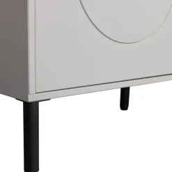 Kledingkasten<WOOOD Kledingkast Xina Grijs - 110x202x58 cm