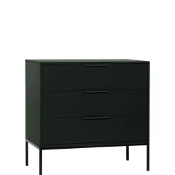 Ladekasten|Wandkasten<WOOOD Ladekast Adam Zwart - 94x93x52 cm