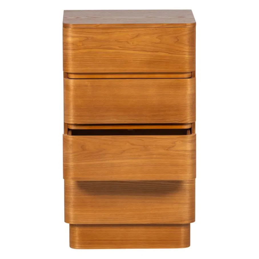 Nachtkastjes|Ladekasten<WOOOD Ladekast Fejo Bruin - 40x70x34 cm