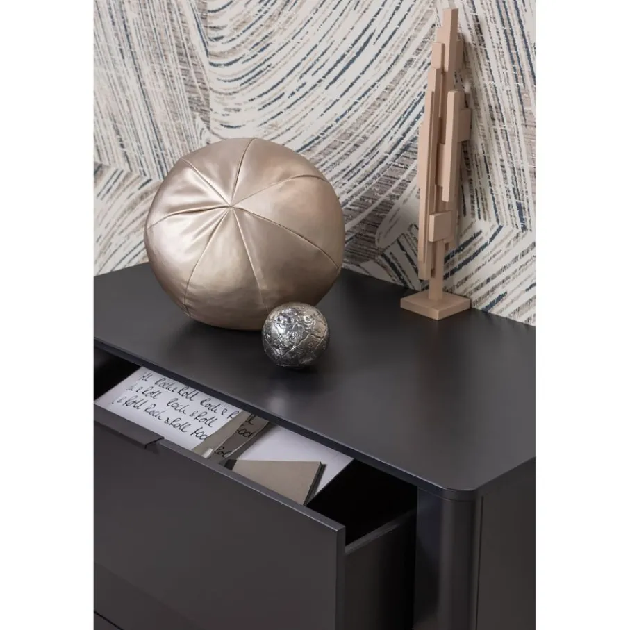 Ladekasten<WOOOD Ladekast Gunnar Zwart - 94x93x52 cm