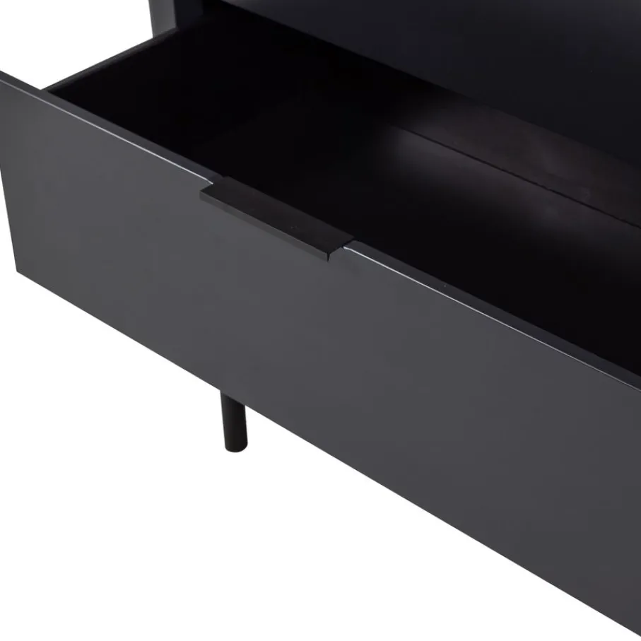 Ladekasten<WOOOD Ladekast Gunnar Zwart - 94x93x52 cm