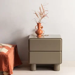 Nachtkastjes|Ladekasten<WOOOD Ladekast Lustra Groen - 57x43x57 cm