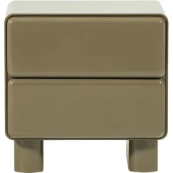 Nachtkastjes|Ladekasten<WOOOD Ladekast Lustra Groen - 57x43x57 cm