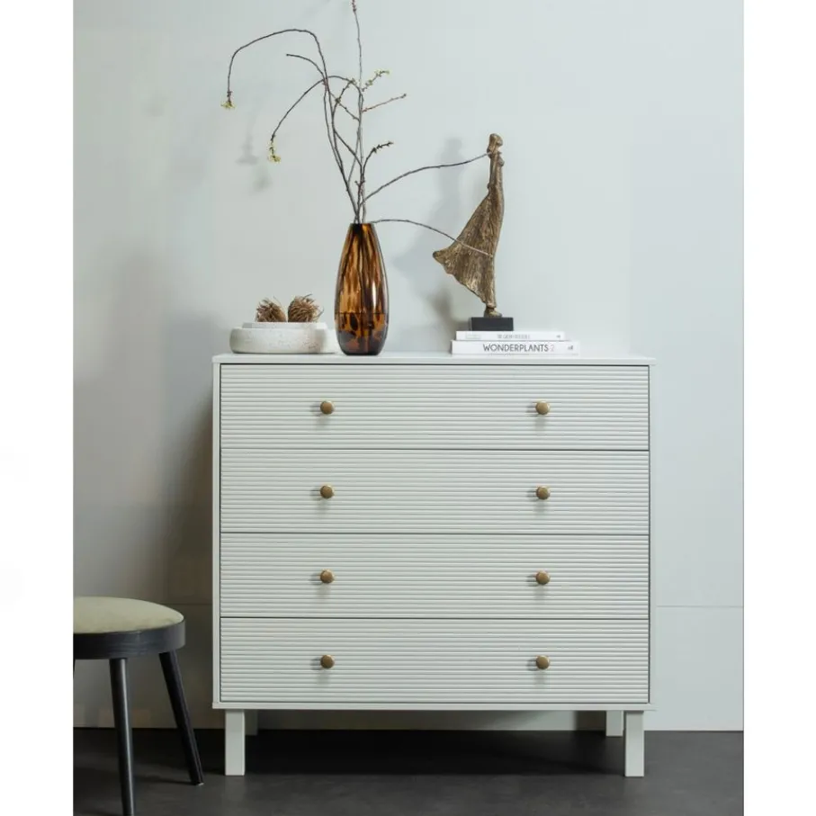 Ladekasten|Wandkasten<WOOOD Ladekast Madu Grijs - 94x91x52 cm