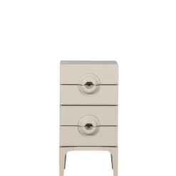 Nachtkastjes|Ladekasten<WOOOD Ladekast Merge Greige - 44x89x45 cm