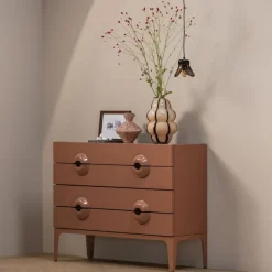 Ladekasten< WOOOD Ladekast Merge Oudroze - 110x89x44 cm