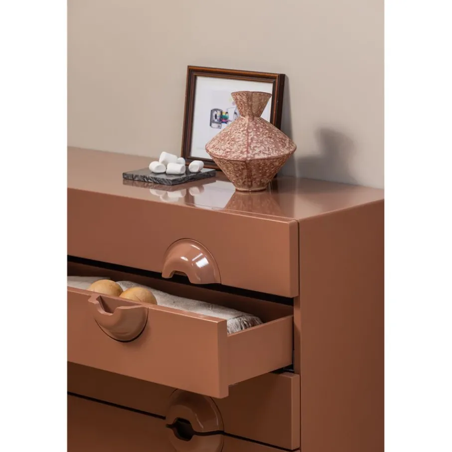 Ladekasten< WOOOD Ladekast Merge Oudroze - 110x89x44 cm