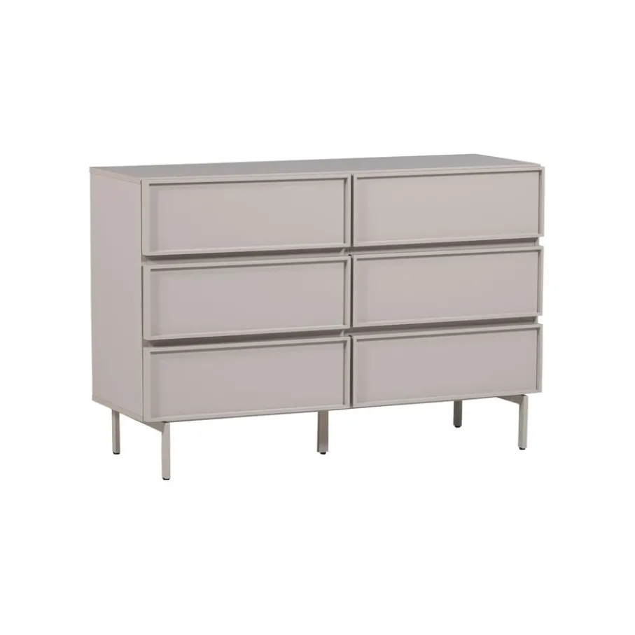 Ladekasten<WOOOD Ladekast Tours Zand - 120x80x42 cm