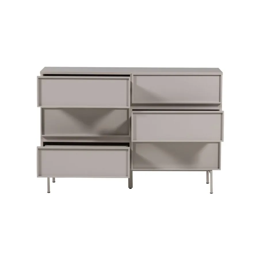 Ladekasten<WOOOD Ladekast Tours Zand - 120x80x42 cm