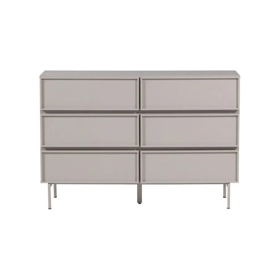 Ladekasten<WOOOD Ladekast Tours Zand - 120x80x42 cm