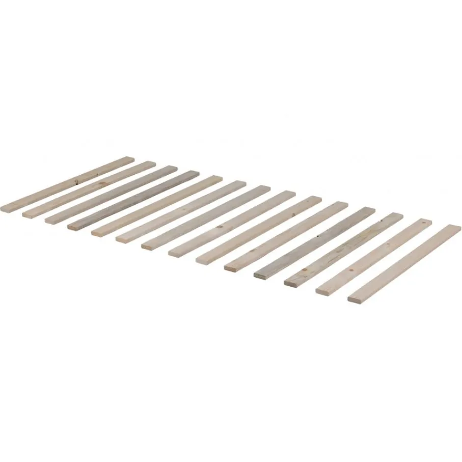 Lattenbodems<WOOOD Lattenrol Bodem Naturel - 90x200 cm