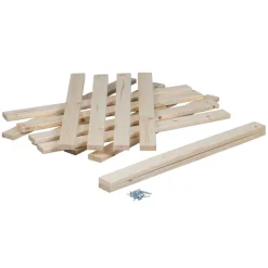 Lattenbodems<WOOOD Lattenrol Bodem Naturel - 90x200 cm