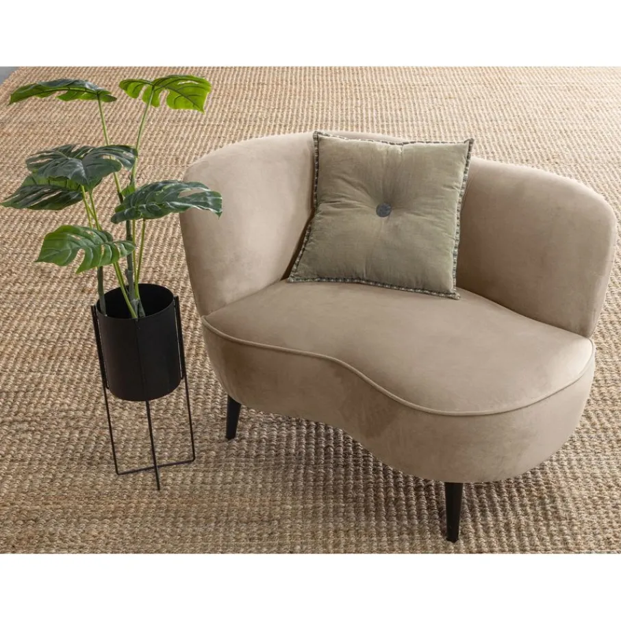 Fauteuils|Zitbanken<WOOOD Lounge Fauteuil Sara Khaki