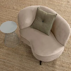 Fauteuils|Zitbanken<WOOOD Lounge Fauteuil Sara Khaki