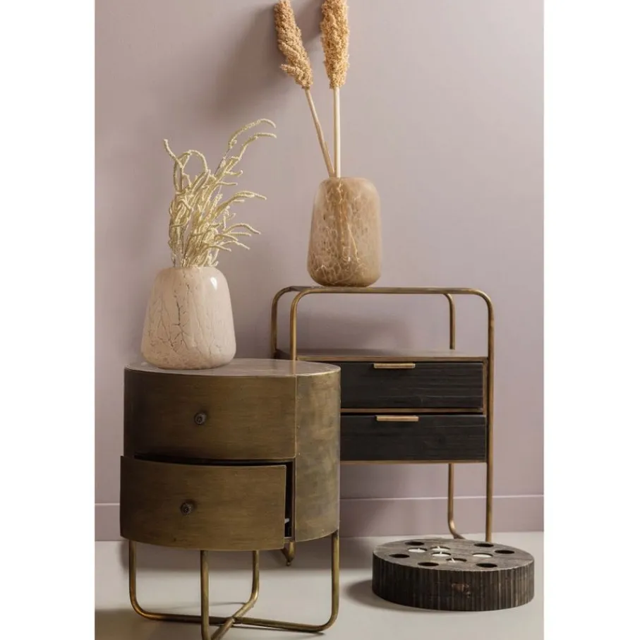 Nachtkastjes<WOOOD Nachtkastje Glossy Goud - 39x48x39 cm
