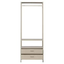 Kledingkasten<WOOOD Open Kledingkast Ferris Zand - 70x185x54 cm