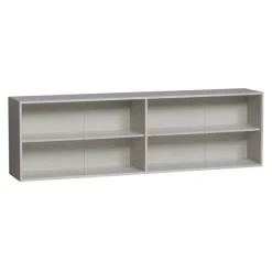 Wandkasten<WOOOD Opzetkast  Klink Mist - 200x60x35 cm