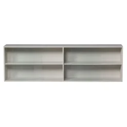 Wandkasten<WOOOD Opzetkast Klink Mist - 200x60x35 cm