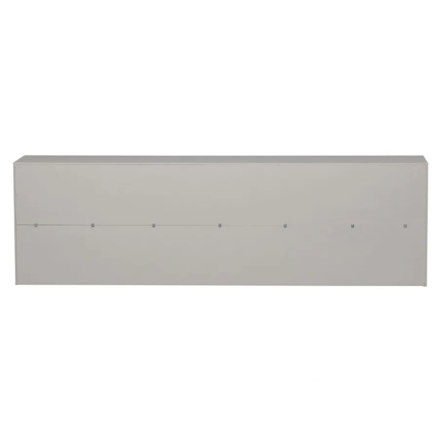 Wandkasten<WOOOD Opzetkast Klink Mist - 200x60x35 cm