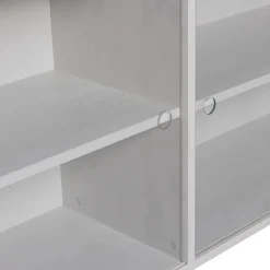 Wandkasten<WOOOD Opzetkast Klink Mist - 200x60x35 cm