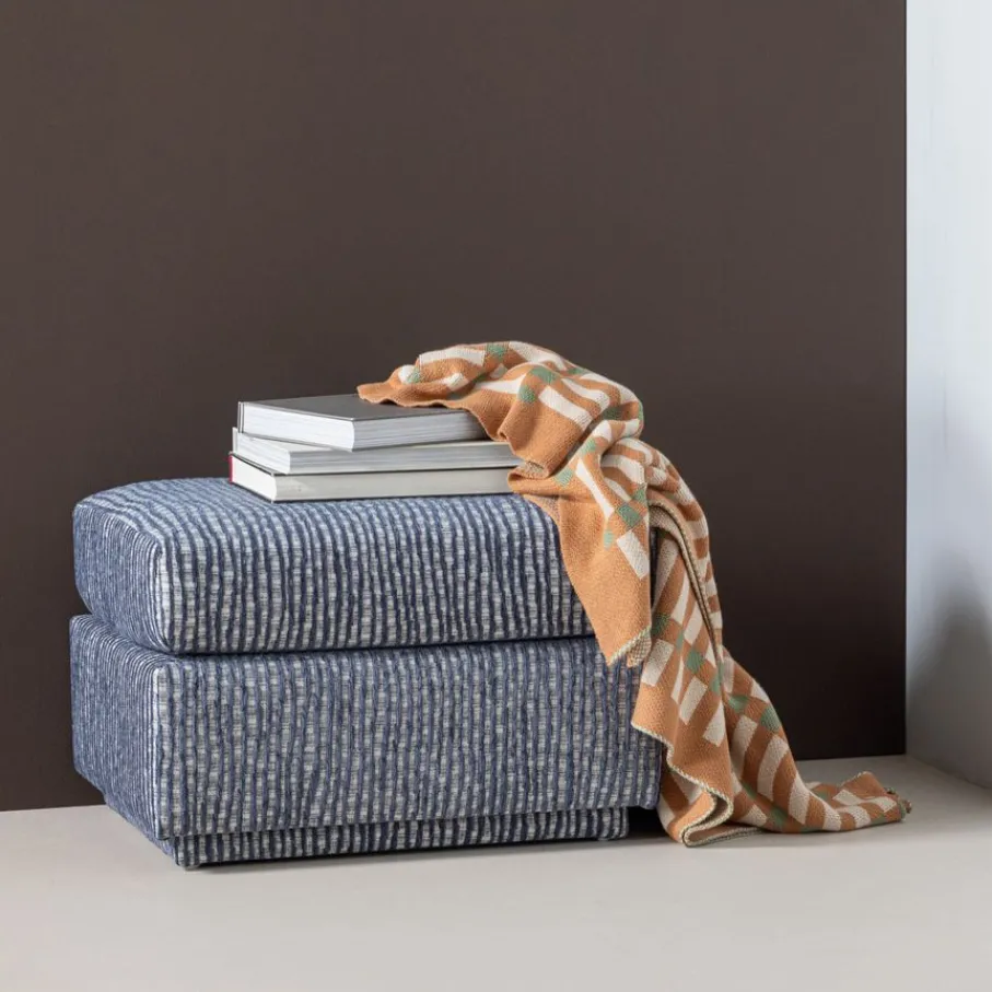 Plaids<WOOOD Plaid Vola Groen / Oranje - 130x170 cm
