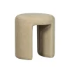 Poefs & Krukjes<WOOOD Poef Charlie Beige - Ø 45 cm