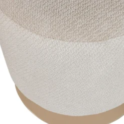 Poefs & Krukjes<WOOOD Poef Islen Beige - Ø 39 cm
