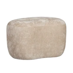 Voetenbanken|Fauteuils<WOOOD Poef Popular Beige - 73x51 cm