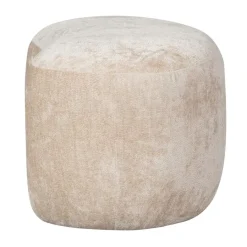 Voetenbanken|Fauteuils<WOOOD Poef Popular Beige - 73x51 cm