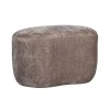 Fauteuils|Voetenbanken<WOOOD Poef Popular Taupe - 73x51 cm