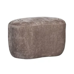 Fauteuils|Voetenbanken<WOOOD Poef Popular Taupe - 73x51 cm