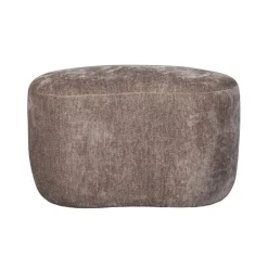 Fauteuils|Voetenbanken<WOOOD Poef Popular Taupe - 73x51 cm