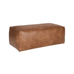 Hockers|Poefs & Krukjes<WOOOD Poef Rodeo Cognac - 120x60 cm
