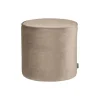 Poefs & Krukjes<WOOOD Poef Sara Khaki - Ø 46 cm