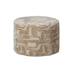 Poefs & Krukjes<WOOOD Poef Yago Naturel - Ø 60 cm