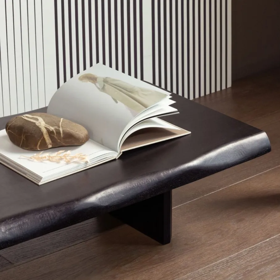 Salontafels<WOOOD Salontafel Cali Zwart - 120x55 cm