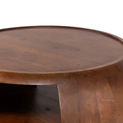 Salontafels<WOOOD Salontafel Cole Bruin - Ø 72 cm