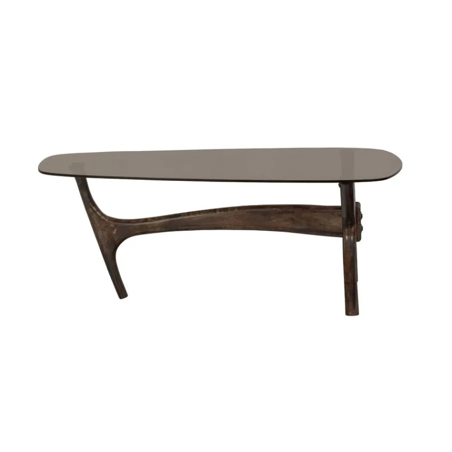 Salontafels<WOOOD Salontafel Flash Bruin - 110x60 cm