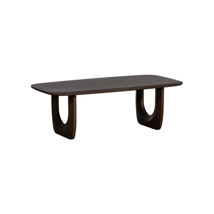 Salontafels<WOOOD Salontafel Frequent Donkerbruin - 120x60 cm