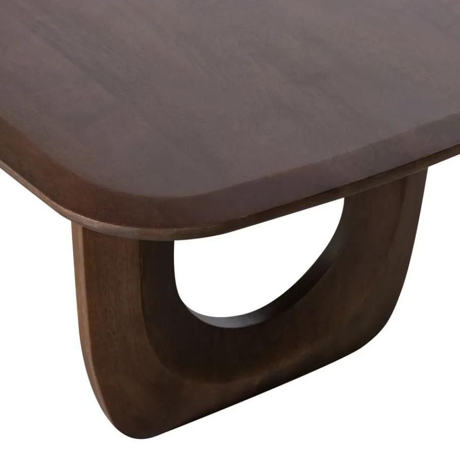 Salontafels<WOOOD Salontafel Frequent Donkerbruin - 120x60 cm