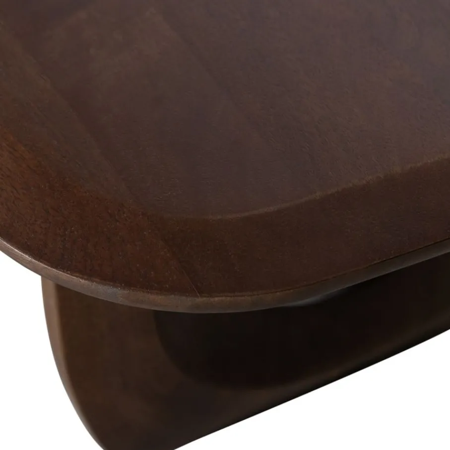 Salontafels<WOOOD Salontafel Frequent Donkerbruin - 120x60 cm