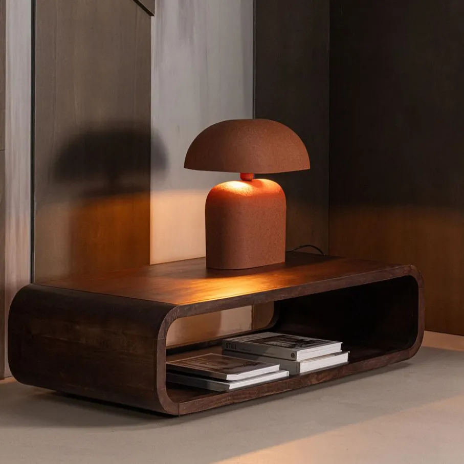 Salontafels<WOOOD Salontafel Kinu Donkerbruin - 120x60 cm