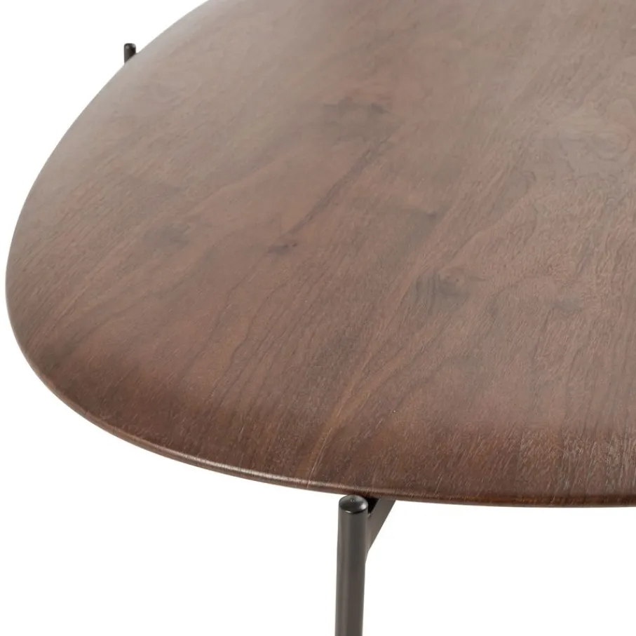 Salontafels<WOOOD Salontafel Kota Bruin - 121x97 cm