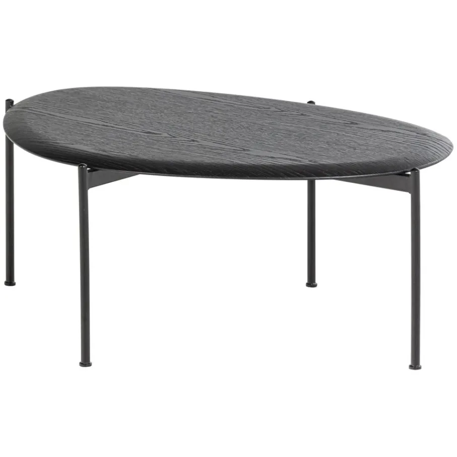 Salontafels<WOOOD Salontafel Kota Zwart - 92x67 cm