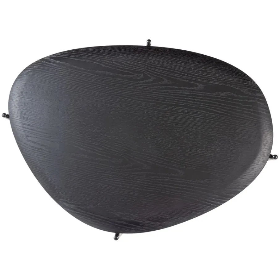 Salontafels<WOOOD Salontafel Kota Zwart - 92x67 cm